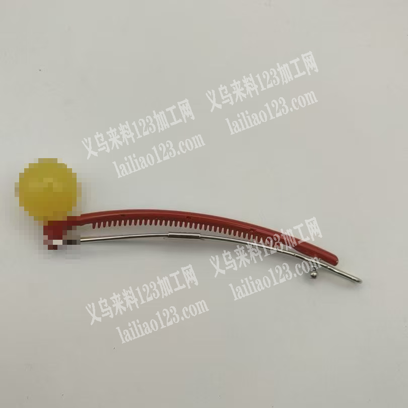 如图，做这种发夹底夹的饰品工厂有做的，联