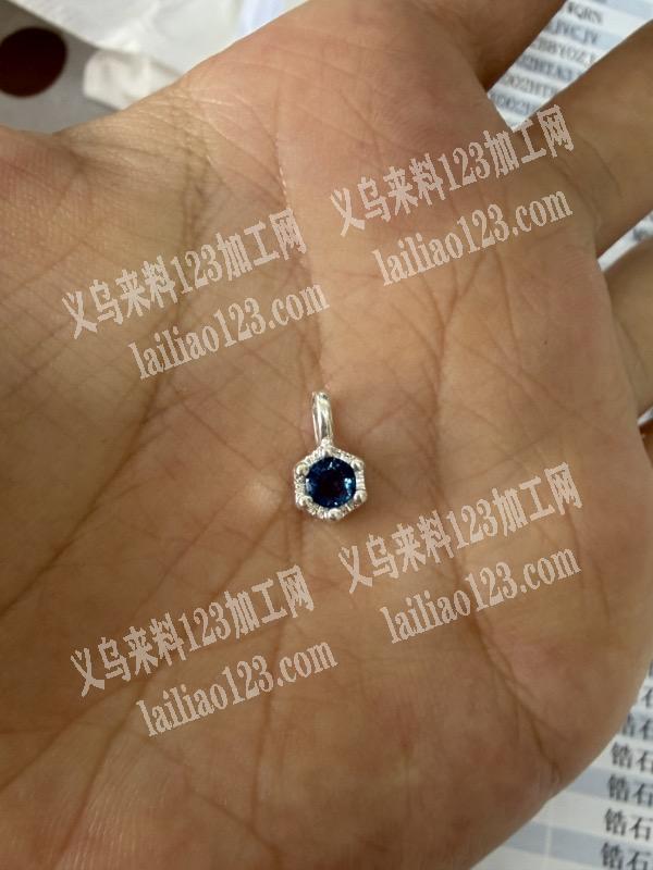 12种颜色锆石吊坠