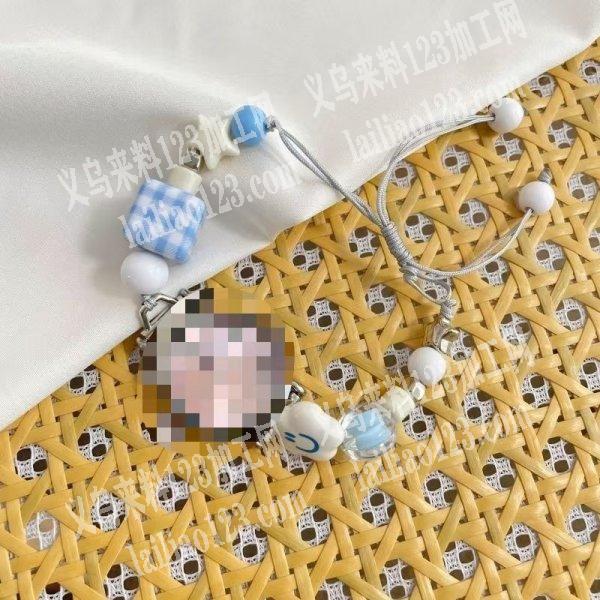 穿珠子编织手链手工活外发加工，如图，寻找