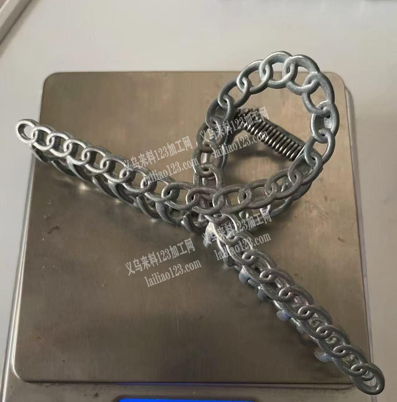大量。。【合金抓夹压铸订单】合金链条款式