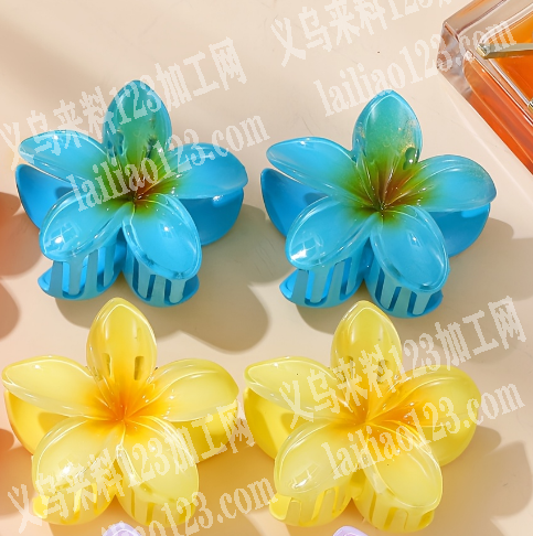塑料鸡蛋花发夹订单，寻找专业做这个鸡蛋花