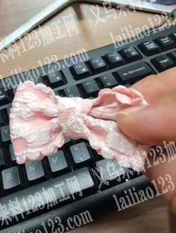 布艺的手工活，打蝴蝶结的手工活外发，如图