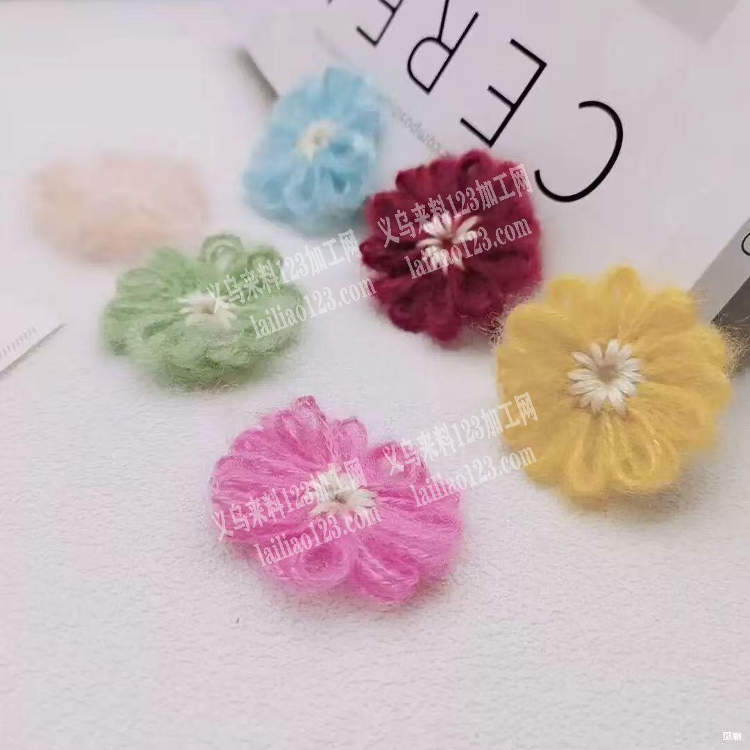 如图，手工毛线花成品订单，寻找成品工厂。