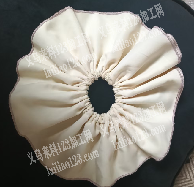 布艺发圈平车活+密拷，外发加工，如图，寻