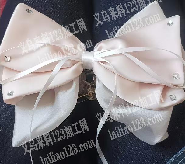 马尾抓夹手工活外发加工【纯加工】如图，寻