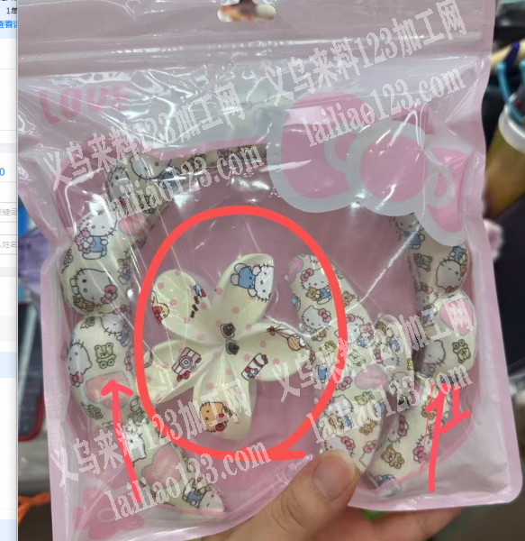发夹饰品订单，如图，寻找成品工厂，有意者