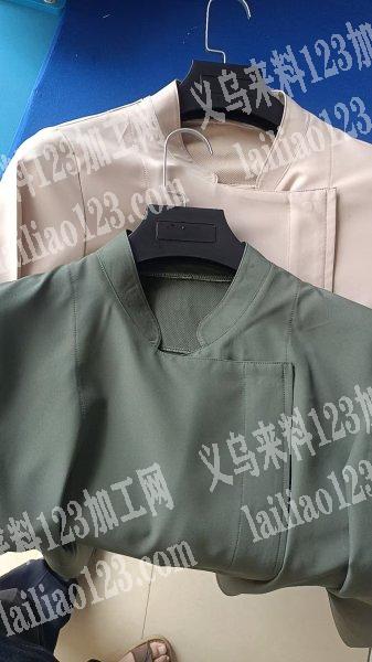 梭织厨师服外发加工2万件