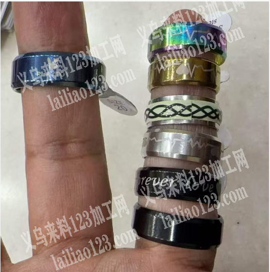 大量如图不锈钢戒指饰品订单，寻找源头工厂