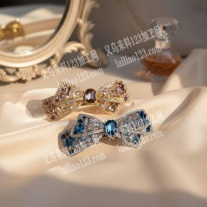 这个穿珠子编织发夹的手工活，外发加工、发