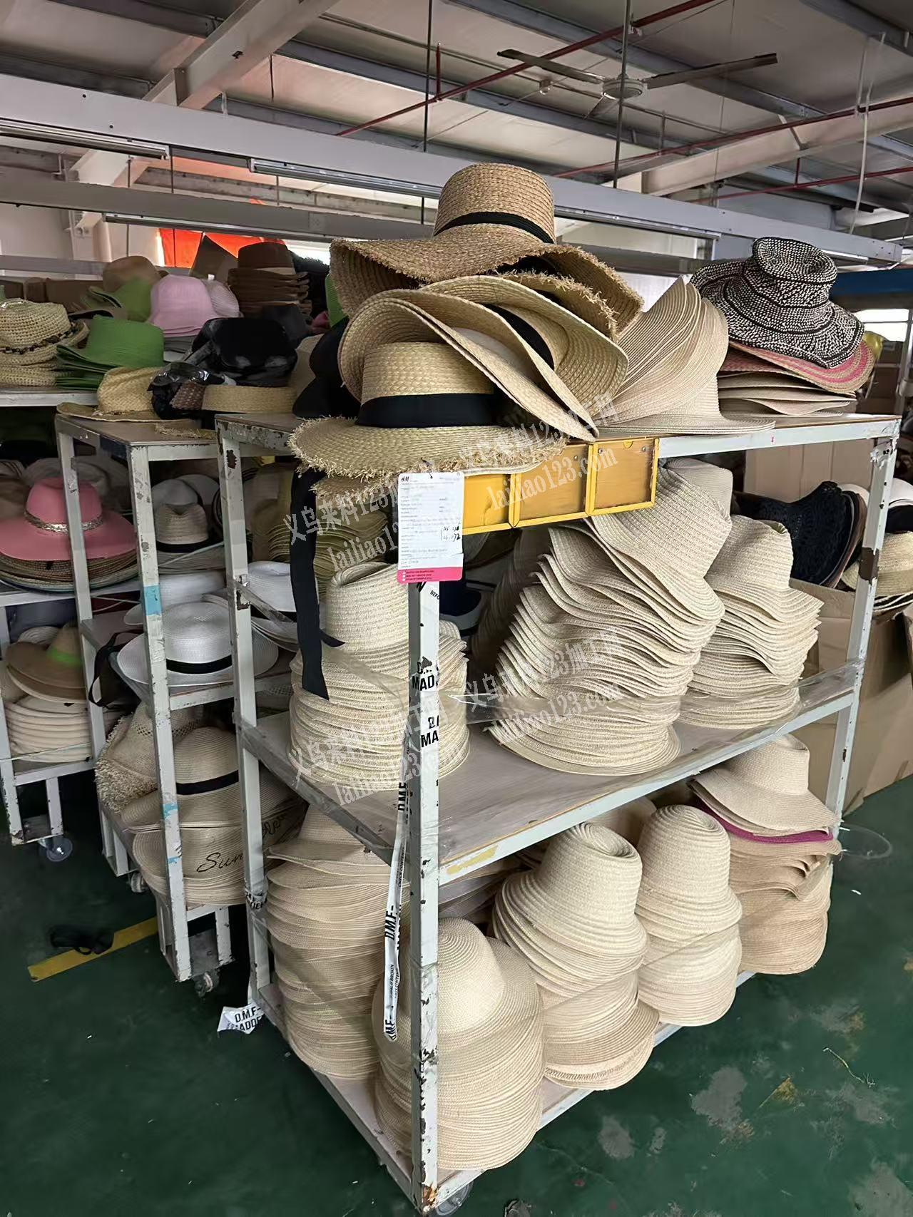大批量草帽现货急出，共计20万顶。做工规
