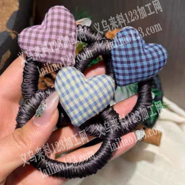 布艺饰品订单，如图，寻找做发圈的工厂，类
