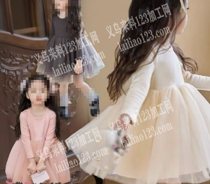 这个裙子外发加工，如图，连体裙。寻找服装