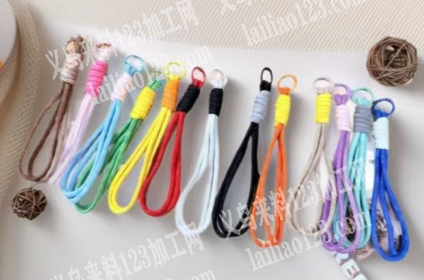手机绳成品订单，寻找成品找现货，如图，厂