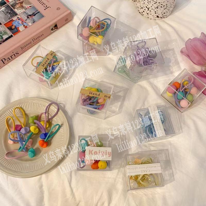 儿童彩色糖果发圈成品订单，寻找成品工厂，