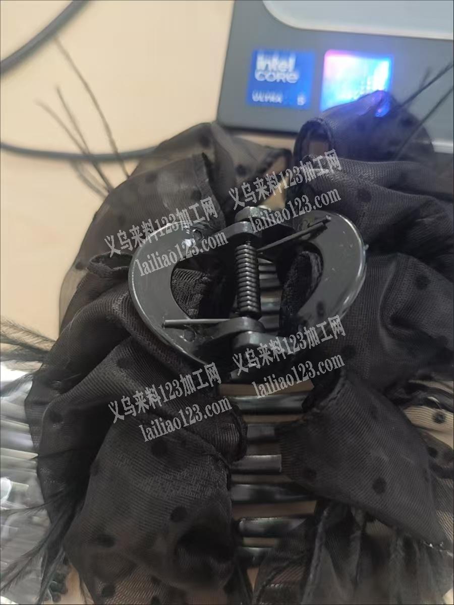 网纱，，，布艺抓夹订单，如图，寻找工厂，