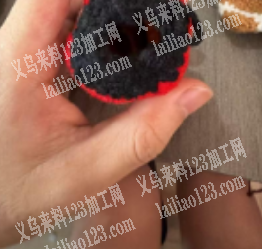 手工钩针编织沙包，手工活外发，封口的手工