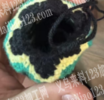 手工钩针编织沙包，手工活外发，封口的手工