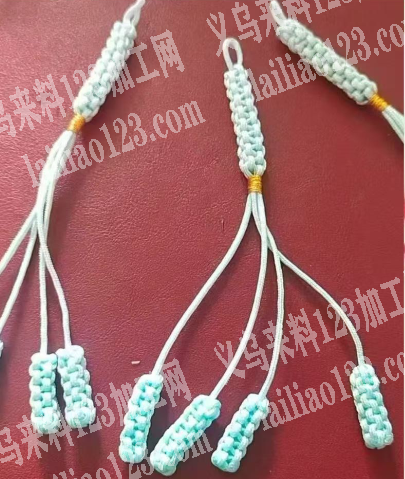 手工活，只要会做的，如图，编织打结的手工