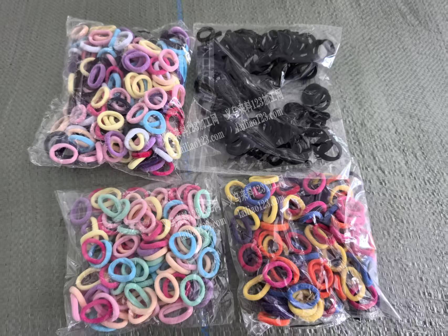 毛巾圈发圈处理，如图，