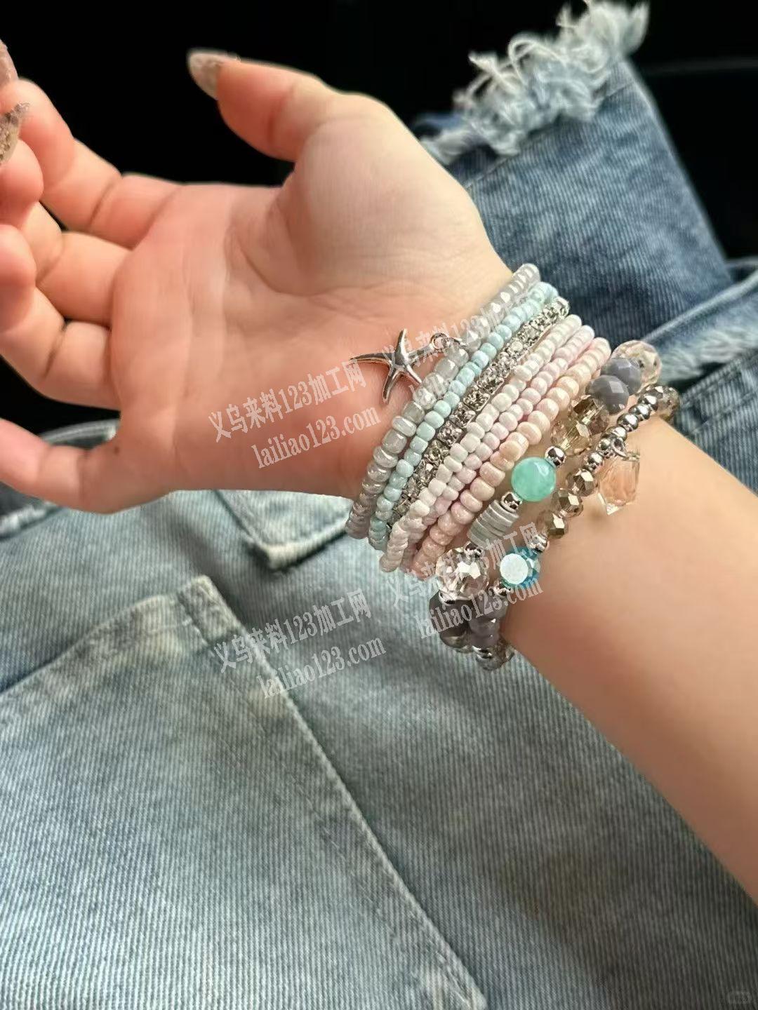 手工串珠手链成品订单，如图，寻找成品工厂