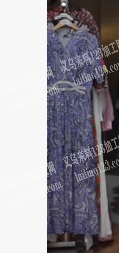 如图大码女士长裙订单外发加工，寻找服装加