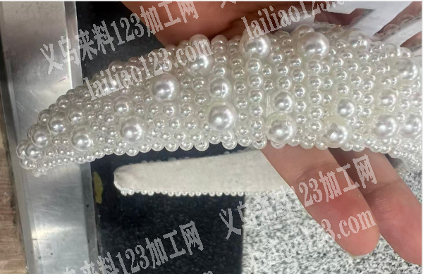 老板委托寻找：发箍串珠+手缝的手工活外发