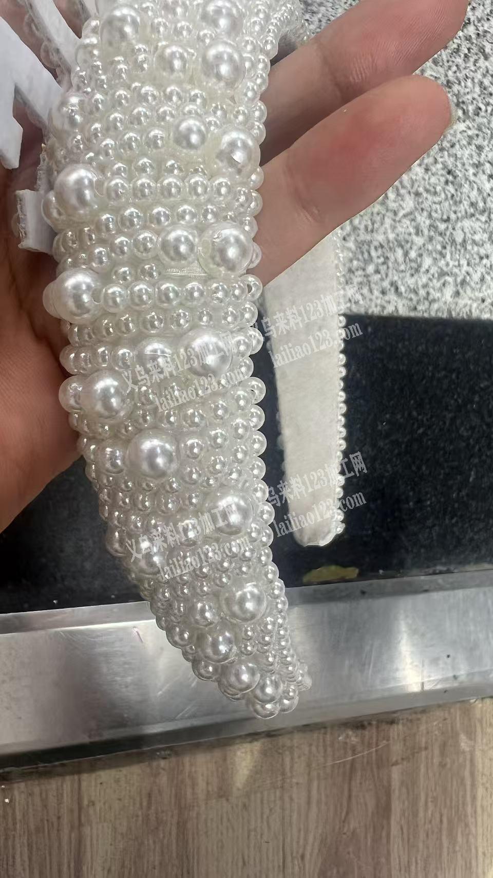 重工发箍手工活外发，如图，复杂的手工活外