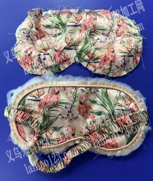 眼罩平车活，缝纫货外发加工，如图，寻找缝