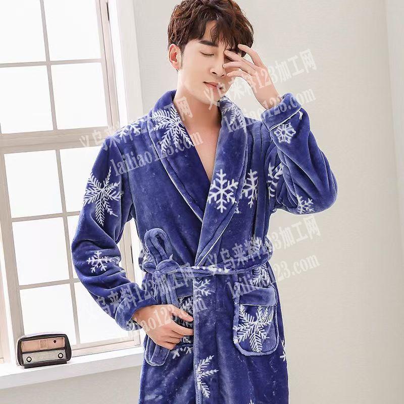 【大量睡衣服装外发加工】法兰绒睡衣外发加