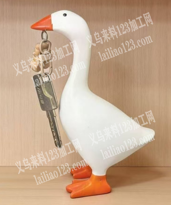 大鹅摆件工艺品订单，如图，寻找厂家，请联