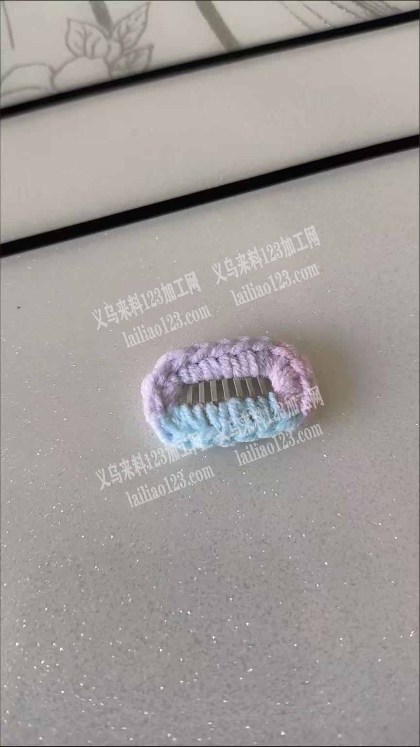 3.6万，手工钩针编织宠物发夹订单，如图，手工钩针