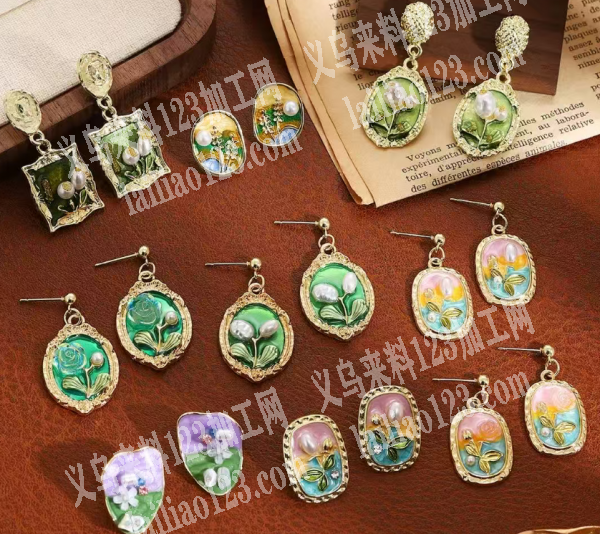 大量跑量的饰品耳环订单，如图，找低价饰品
