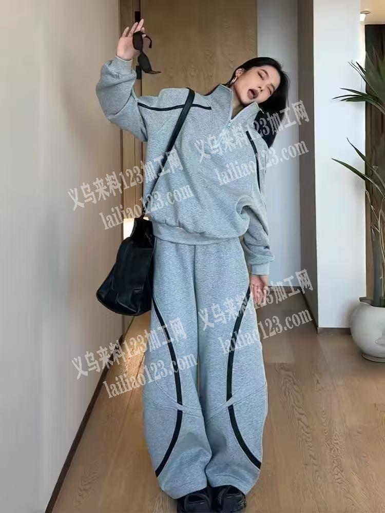 【寻找成品工厂】寻找如图服装套装厂家，要