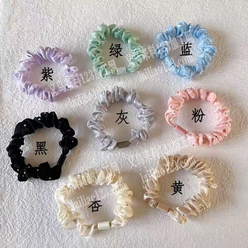 大量订单，如图，网纱布艺小长圈外发加工，