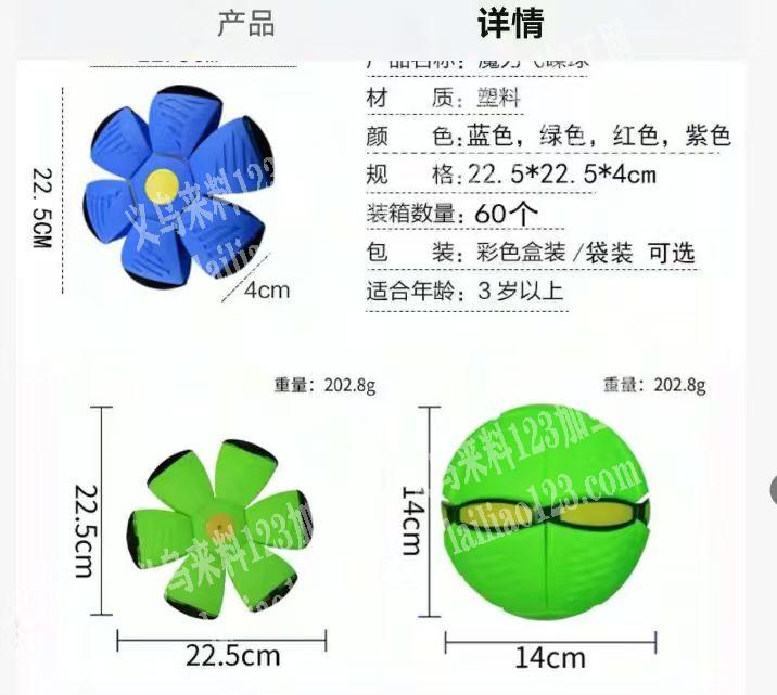 公司有塑料的折叠球订单，如图，玩具球，寻