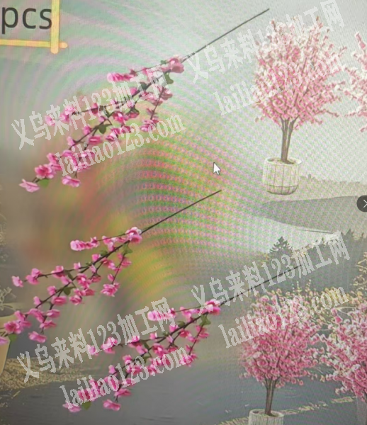 公司有仿真花束订单，如图，寻找专业做这个