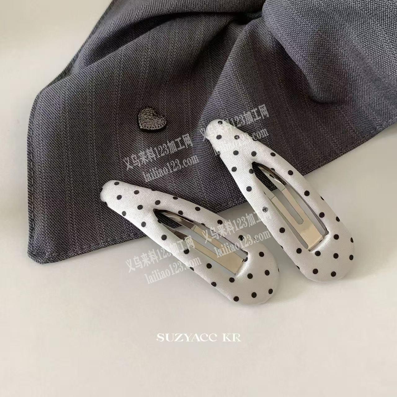发夹包布的手工活外发加工，。寻找会做这个