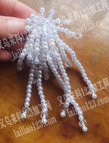 【手工活外发加工】纯加工，这个穿珠子加手