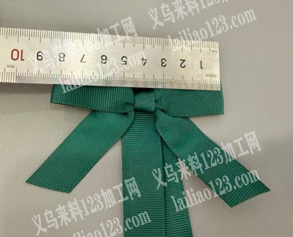 打蝴蝶结手工活+切割切织带外发加工，附图