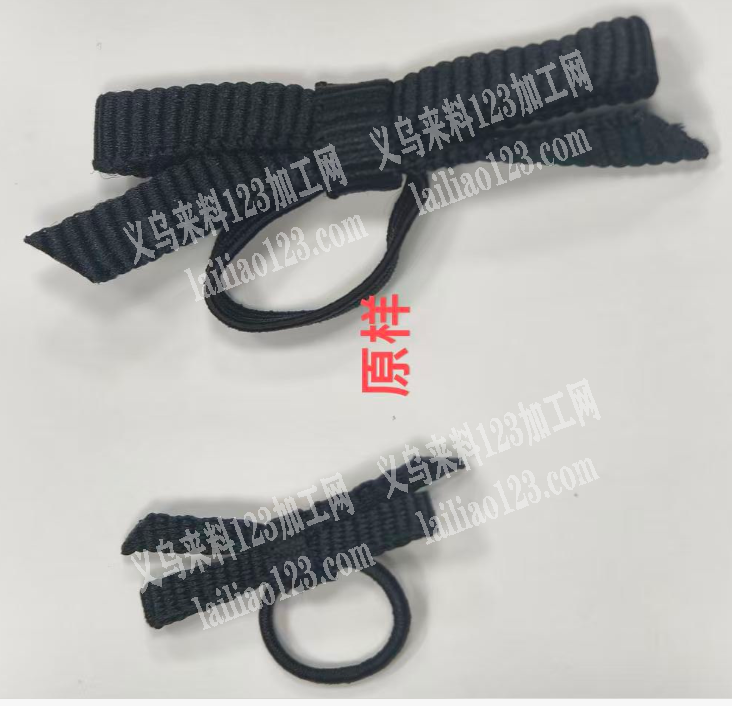 织带打蝴蝶结手工活外发，如图，手工外发，