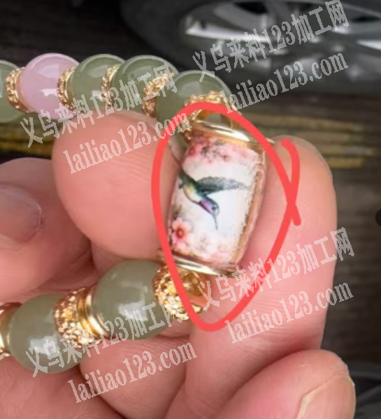 珠子上面印花外发加工，打印的，寻找印花的