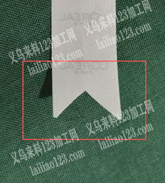 裁剪外发加工，如图，继续裁剪燕尾的加工厂