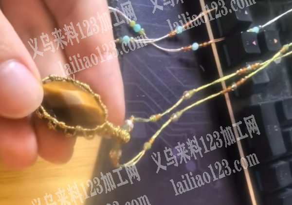 寻找专业做项链编织的手工活加工厂，有手工