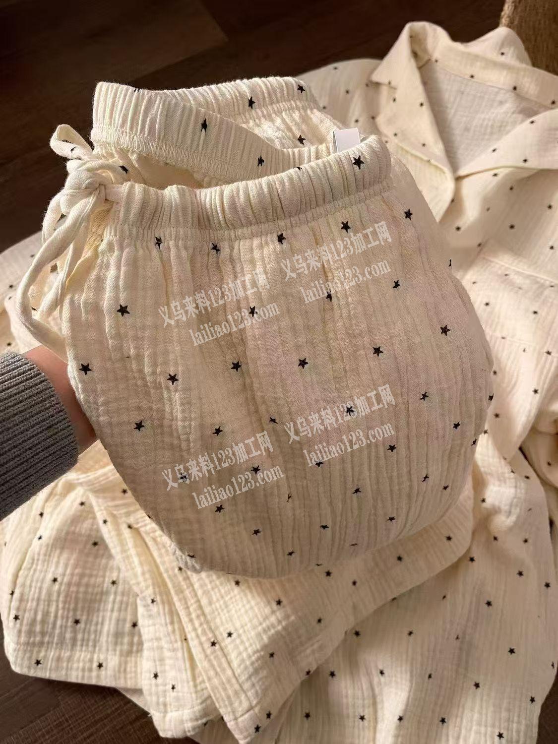 日系家居服套装外发加工，纯加工，寻找江西