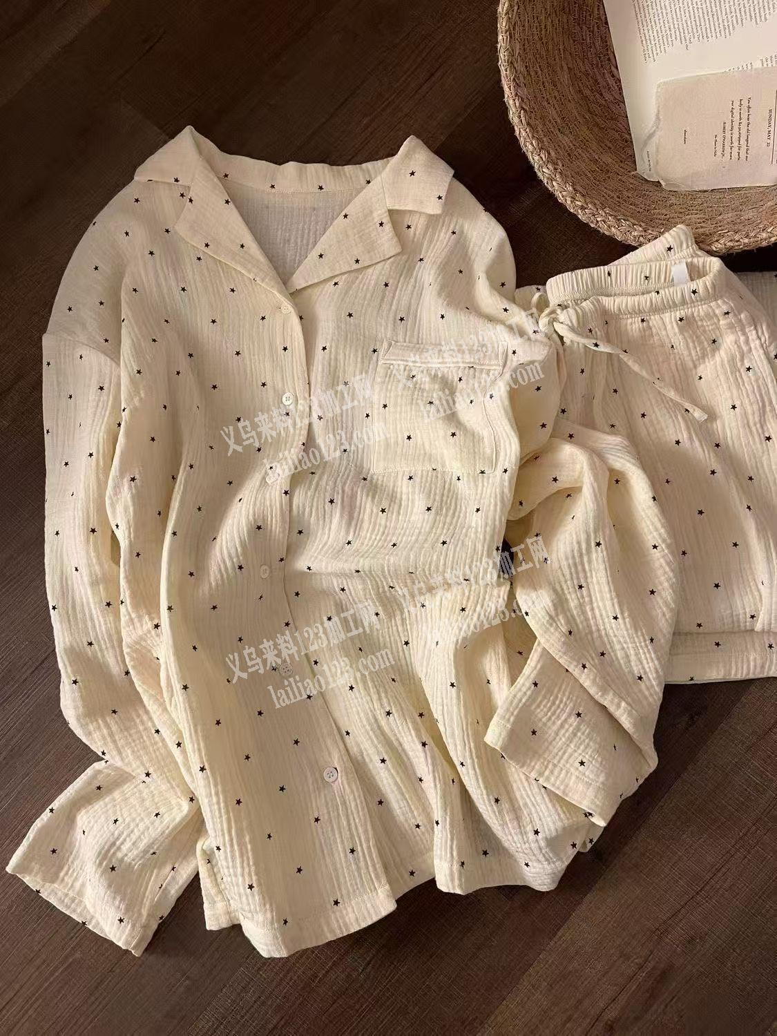 日系家居服套装外发加工，纯加工，寻找江西
