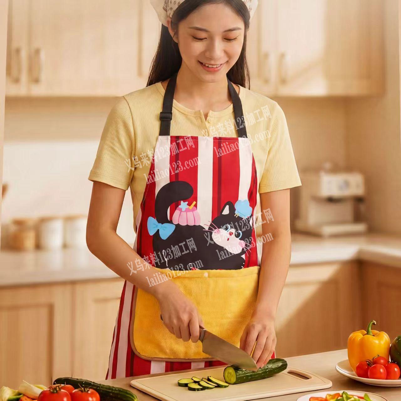 寻找专业做围裙订单的工厂【包工包料做成品