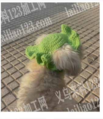 外贸公司钩针编织的手工订单，如图，寻找会