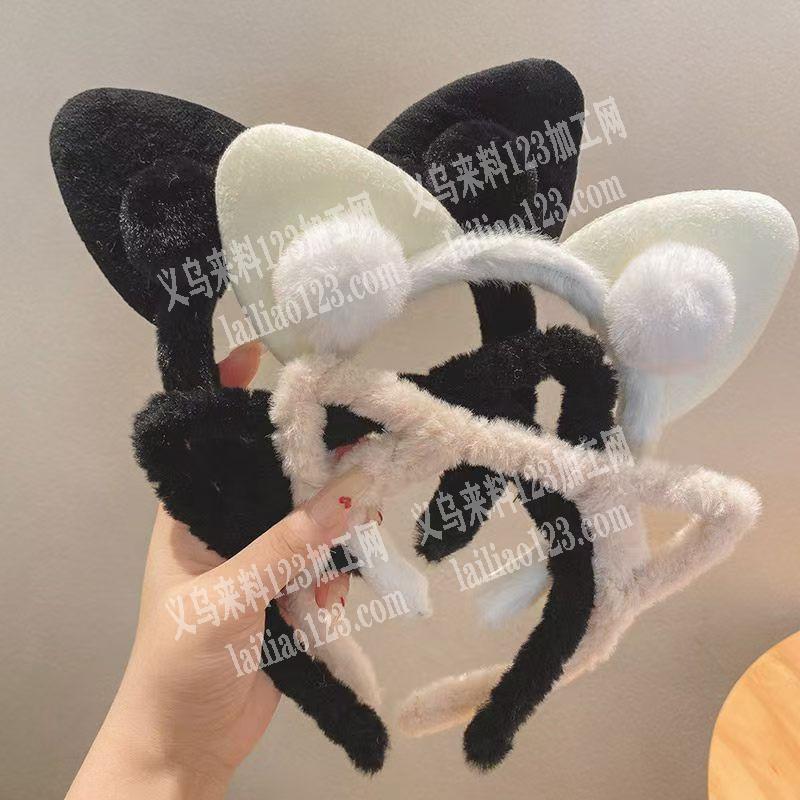 寻找哪家专业做这种毛绒发箍成品的工厂，有