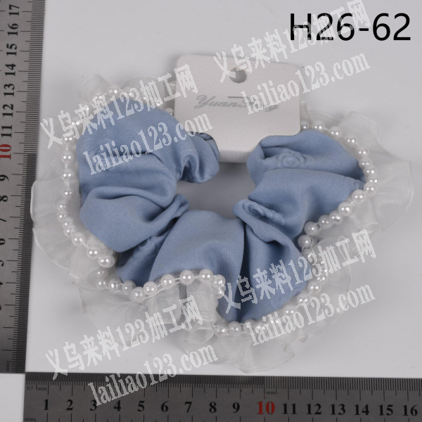 钉珠发圈成品订单，布艺发圈，工厂联系我，