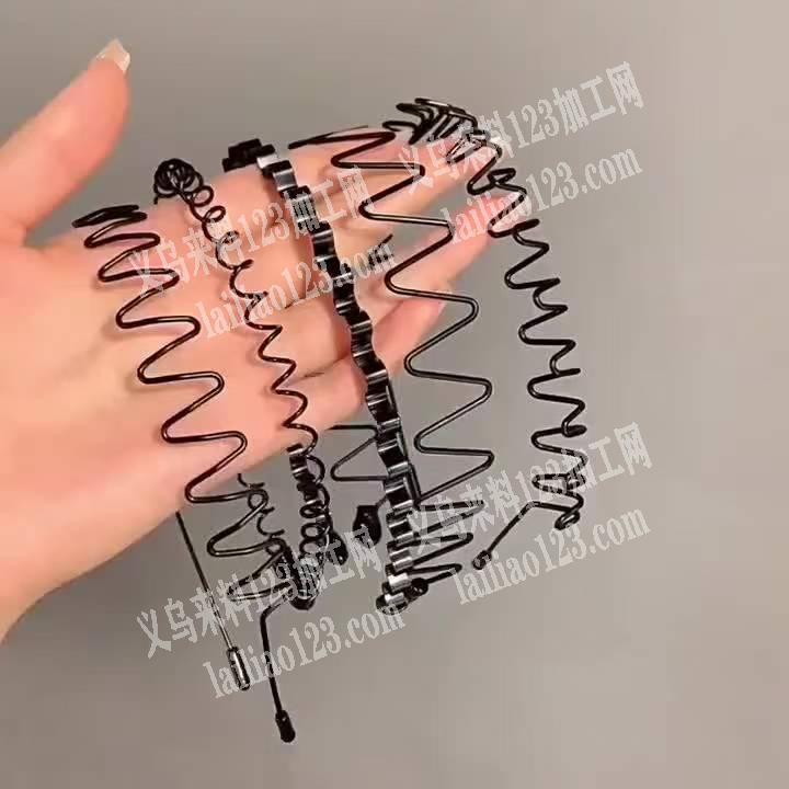 铁丝弹簧发箍订单，如图，寻找专业做这个铁